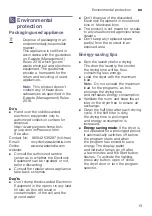 Preview for 13 page of Siemens WT46G402IN Installation And Operating Instructions Manual