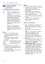 Preview for 12 page of Siemens WT46N203IN Installation And Operating Instructions Manual