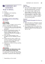 Preview for 13 page of Siemens WT46N203IN Installation And Operating Instructions Manual