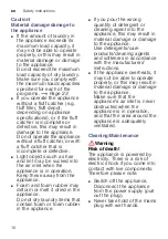 Preview for 10 page of Siemens WT46W491GB Assembly, Installation And Operation Instructions