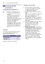 Preview for 12 page of Siemens WT46W491GB Assembly, Installation And Operation Instructions