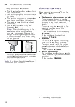 Preview for 14 page of Siemens WT46W491GB Assembly, Installation And Operation Instructions