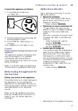 Preview for 17 page of Siemens WT47RT80IL Installation And Operating Instructions Manual