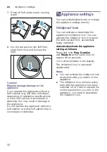 Preview for 32 page of Siemens WT47RT90GB Installation And Operating Instructions Manual