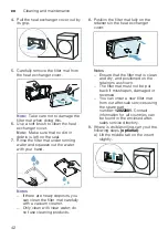 Preview for 42 page of Siemens WT47RT90GB Installation And Operating Instructions Manual