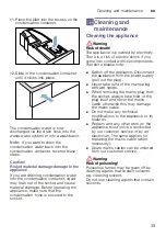 Preview for 39 page of Siemens WT47U6E9DN Installation And Operating Instructions Manual