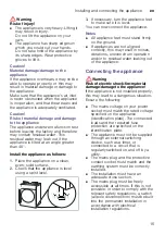 Preview for 15 page of Siemens WT47URH1ES Installation And Operating Instructions Manual