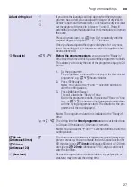 Preview for 27 page of Siemens WT47URH1ES Installation And Operating Instructions Manual