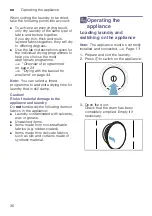 Preview for 30 page of Siemens WT47URH1ES Installation And Operating Instructions Manual