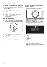 Preview for 36 page of Siemens WT47URH1ES Installation And Operating Instructions Manual