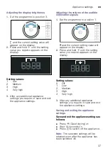 Preview for 37 page of Siemens WT47URH1ES Installation And Operating Instructions Manual