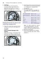 Preview for 46 page of Siemens WT47URH1ES Installation And Operating Instructions Manual