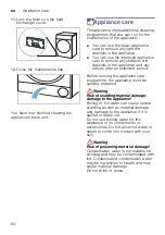 Preview for 54 page of Siemens WT47URH1ES Installation And Operating Instructions Manual