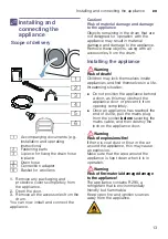 Предварительный просмотр 13 страницы Siemens WT47URH2ES Installation And Operating Instructions Manual