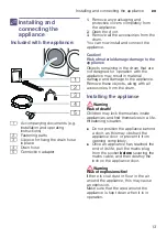 Preview for 13 page of Siemens WT47W540ZA Installation And Operating Instructions Manual