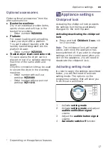 Preview for 17 page of Siemens WT47W540ZA Installation And Operating Instructions Manual