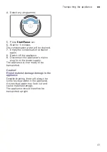 Preview for 41 page of Siemens WT47W568DN Installation And Operating Instructions Manual