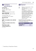 Preview for 43 page of Siemens WT47W568DN Installation And Operating Instructions Manual