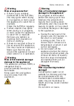 Preview for 9 page of Siemens WT47W590CS Installation And Operating Instructions Manual