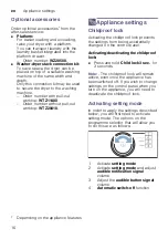 Preview for 16 page of Siemens WT47W590GB Installation And Operation Instructions Manual