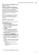 Preview for 17 page of Siemens WT47X940EU Installation And Operating Instructions Manual