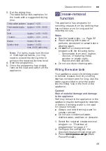 Preview for 49 page of Siemens WT47XEH0ES Installation And Operating Instructions Manual