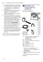 Предварительный просмотр 12 страницы Siemens WT47XKH1GC Installation And Operating Instructions Manual