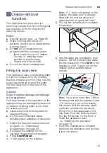 Предварительный просмотр 41 страницы Siemens WT47XKH1GC Installation And Operating Instructions Manual