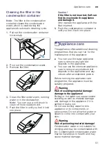 Предварительный просмотр 51 страницы Siemens WT47XKH1GC Installation And Operating Instructions Manual