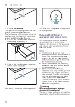 Предварительный просмотр 54 страницы Siemens WT47XKH1GC Installation And Operating Instructions Manual