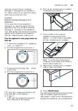 Предварительный просмотр 55 страницы Siemens WT47XKH1GC Installation And Operating Instructions Manual