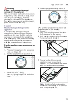 Preview for 53 page of Siemens WT47XMH1EU Installation And Operating Instructions Manual