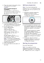 Preview for 31 page of Siemens WT47Y7W0AU Installation And Operating Instructions Manual