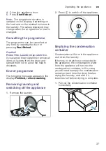 Preview for 37 page of Siemens WT48XEH9GB Installation And Operating Instructions Manual