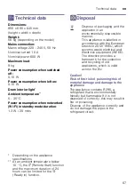 Preview for 67 page of Siemens WT4HXEL9DN Installation And Operating Instructions Manual