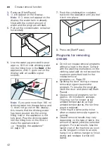 Preview for 42 page of Siemens WT4HXKE9DN Installation And Operating Instructions Manual