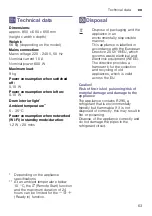 Preview for 63 page of Siemens WT4HXKE9DN Installation And Operating Instructions Manual