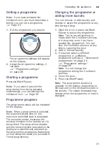 Preview for 31 page of Siemens WT7W466SZA Installation And Operating Instructions Manual