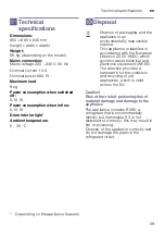 Preview for 59 page of Siemens WT7W466SZA Installation And Operating Instructions Manual