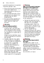 Preview for 8 page of Siemens WTH83F80CH Installation And Operating Instructions Manual