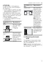 Preview for 13 page of Siemens WU12UT61ES User Manual And Installation Instructions