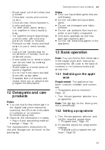 Preview for 29 page of Siemens WU12UT61ES User Manual And Installation Instructions