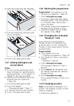 Preview for 31 page of Siemens WU12UT61ES User Manual And Installation Instructions