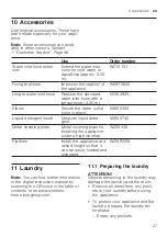 Preview for 27 page of Siemens WU14UT61ES User Manual And Installation Instructions