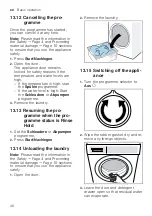 Предварительный просмотр 40 страницы Siemens WU14UTG0 User Manual And Installation Instructions