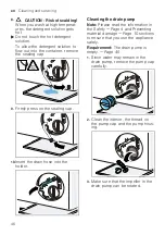 Предварительный просмотр 46 страницы Siemens WU14UTG0 User Manual And Installation Instructions