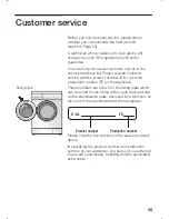 Preview for 45 page of Siemens WXL127AGB Instruction Manual And Installation Instructions