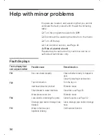 Предварительный просмотр 34 страницы Siemens WXLP146AGB Instruction Manual And Installation Instructions