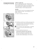 Preview for 17 page of Siemens WXSP100AOE Instruction Manual And Installation Instructions