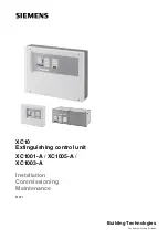 Предварительный просмотр 1 страницы Siemens XC10 Series Installation, Commissioning Maintenance